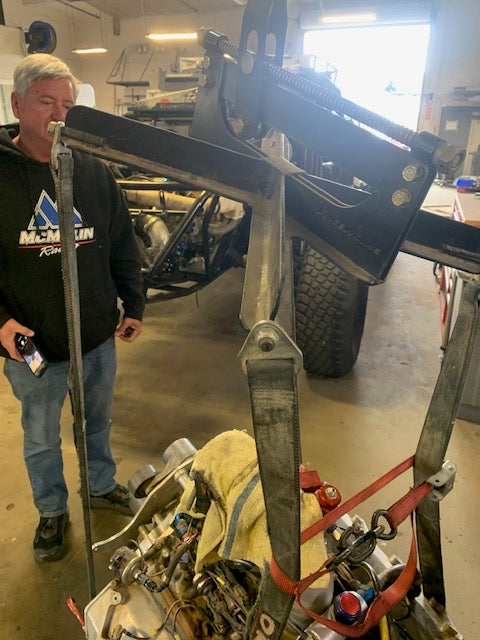 Motorsport 4 point engine sling